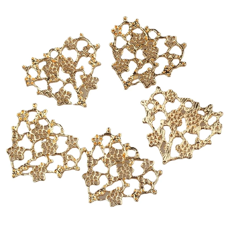 25*30mm 6pcs/lot Zinc Alloy Charms Pendant Hollow Flowers Heart Charms for DIY Necklace Jewelry Making Accessories
25*30mm 6pcs/lot Zinc Alloy Charms Pendant Hollow Flowers Heart Charms for DIY Necklace Jewelry Making Accessories