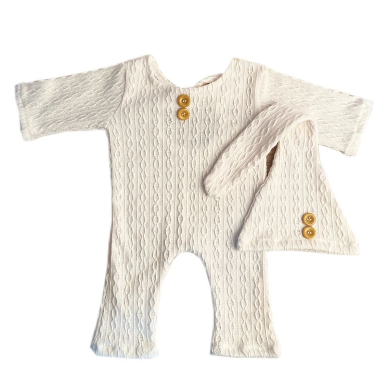 Newborn Muslin Hat & Long Sleeves Jumpsuits Photo Shooting Set Photo Props Baby T-Shirt Christmas Costume for Boys Girl
Newborn Muslin Hat & Long Sleeves Jumpsuits Photo Shooting Set Photo Props Baby T-Shirt Christmas Costume for Boys Girl