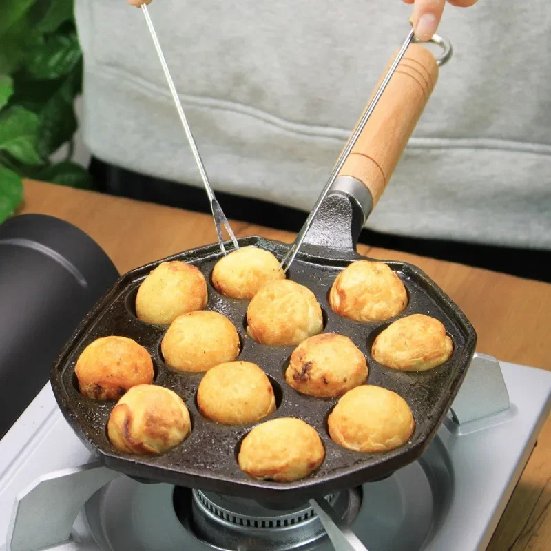 Takoyaki Frying Pan for Gas Cooker Octopus Small Balls Home Cooking Pot Maker Kitchen
Takoyaki Frying Pan for Gas Cooker Octopus Small Balls Home Cooking Pot Maker Kitchen
