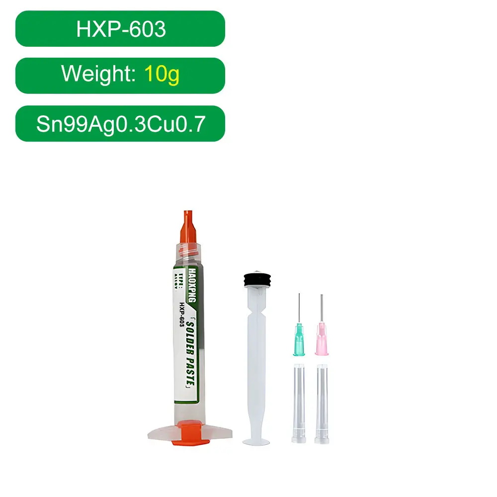 HAOXPNG Флюс для пайки светодиодов Sn99Ag0.3Cu0.7
HAOXPNG Флюс для пайки светодиодов Sn99Ag0.3Cu0.7