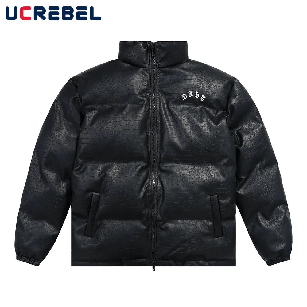 Winter Stand Collar Padded Jacket Mens Streetwear Hem Drawstring Loose Casual Quilted Jacket Crocodile Skin Outerwear Men
Winter Stand Collar Padded Jacket Mens Streetwear Hem Drawstring Loose Casual Quilted Jacket Crocodile Skin Outerwear Men