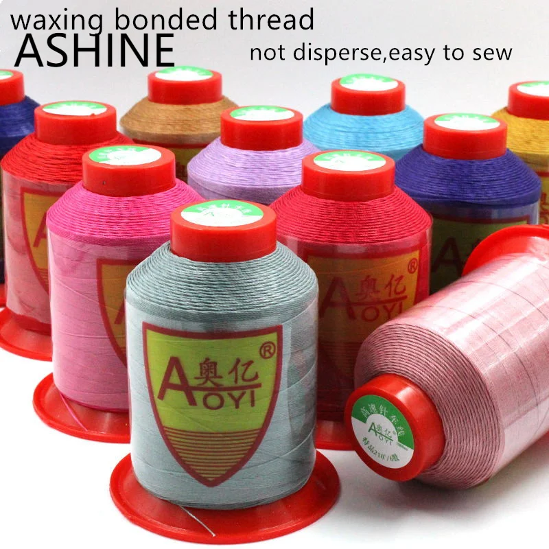 210D/6 Strong Upholstery Nylon waxed Bonded thread hand Leather Kniting Thread wear-resisting non strands Sewing thread 0.5mm
210D/6 Strong Upholstery Nylon waxed Bonded thread hand Leather Kniting Thread wear-resisting non strands Sewing thread 0.5mm