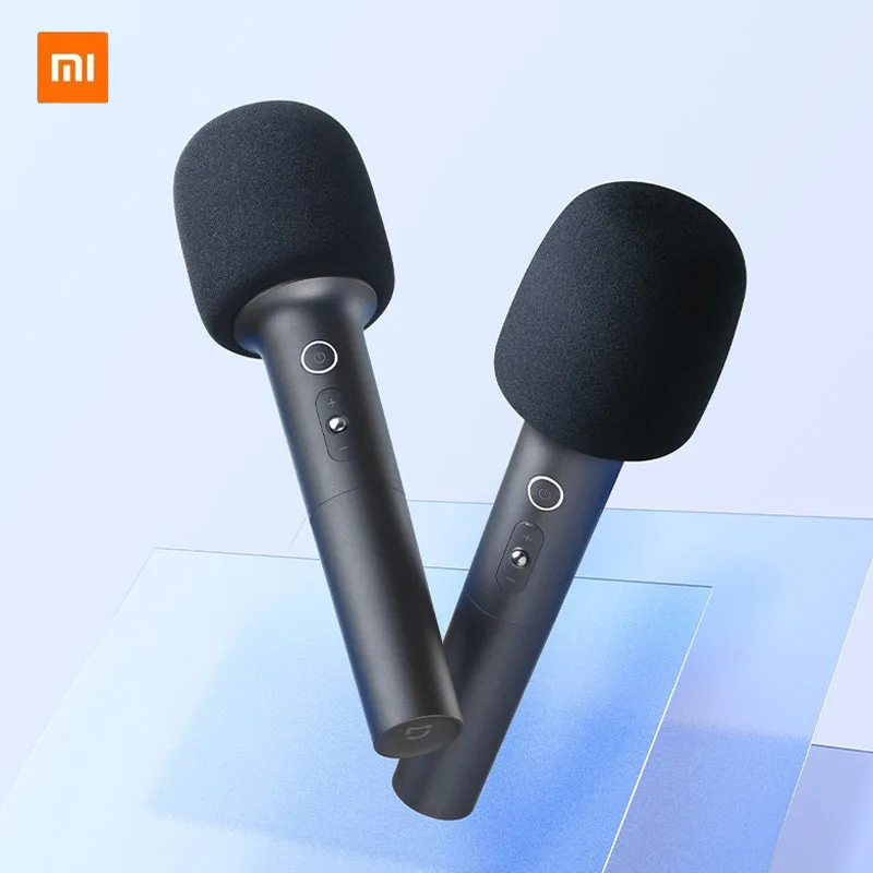 

Xiaomi MIJIA KTV Microphone Redmi Handheld Microphones USB Wireless Receiver Karaoke Mic K Song Duet TV Home Party XiaoAi Sound