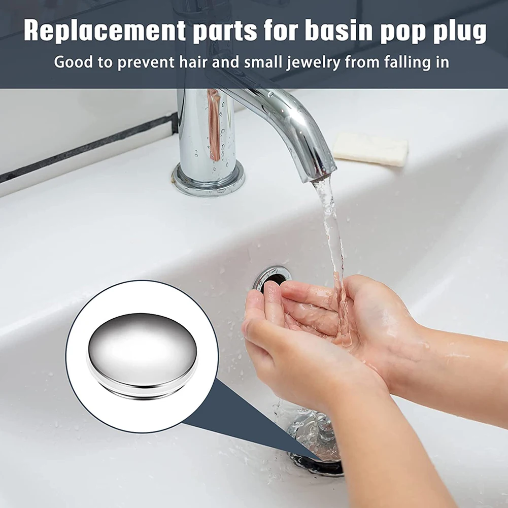 1pc Sink Plug Waste Plug 38mm Basin Plug Sink Drainer Strainer Stopper Filter Brass Chrome Click Clack Easy Pop-Up
1pc Sink Plug Waste Plug 38mm Basin Plug Sink Drainer Strainer Stopper Filter Brass Chrome Click Clack Easy Pop-Up