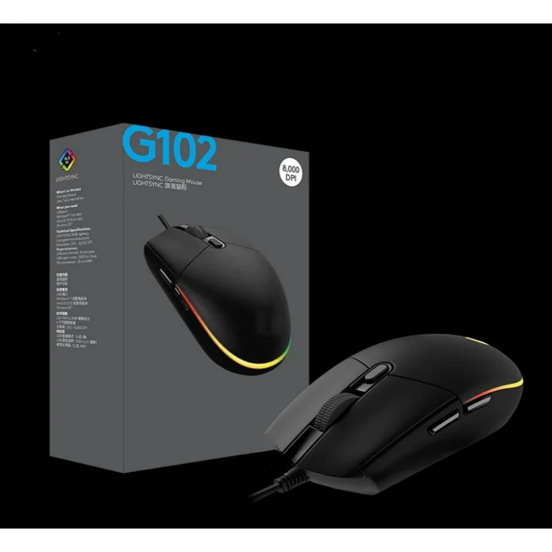 Logitech G102 проводная мышь второго поколения для электронных спортивных игр для бизнеса офиса светящийся подходит для ноутбука
Logitech G102 проводная мышь второго поколения для электронных спортивных игр для бизнеса офиса светящийся подходит для ноутбука