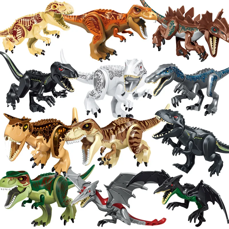 Jurassic Dinosaur World Brutal Raptor T-Rex Triceratops Indominus Rex Model Building Blocks Dino Velociraptor Figure Bricks Toys
Jurassic Dinosaur World Brutal Raptor T-Rex Triceratops Indominus Rex Model Building Blocks Dino Velociraptor Figure Bricks Toys