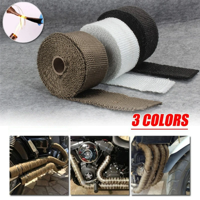 Roll Fiberglass Heat Shield Motorcycle Exhaust Thermal Tape Header Pipe Heat Wrap Tape Thermal Protection Pipe Insulat
Roll Fiberglass Heat Shield Motorcycle Exhaust Thermal Tape Header Pipe Heat Wrap Tape Thermal Protection Pipe Insulat