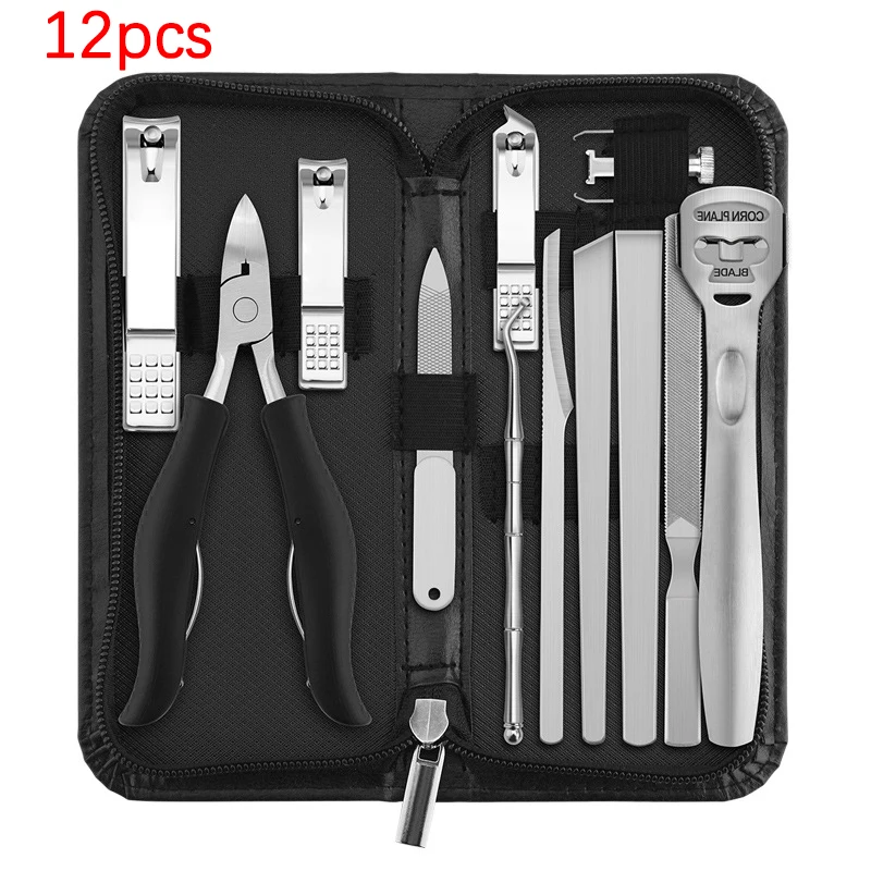 12PCS Pedicure Tools Professional Foot Care Kit Ingrown Toenail Removal Correction Clippers Toe Nail File Lifter Nail Treatment
12PCS Pedicure Tools Professional Foot Care Kit Ingrown Toenail Removal Correction Clippers Toe Nail File Lifter Nail Treatment