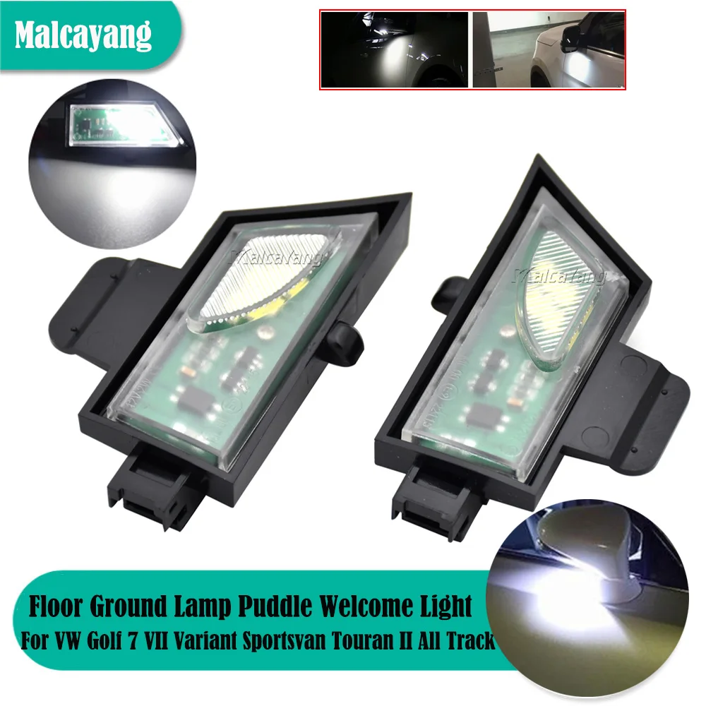 2x NEW LED Front Under Side Mirror Puddle Module Lamp No Error For VW Golf 7 VII Variant Sportsvan Touran II All Track Canbus
2x NEW LED Front Under Side Mirror Puddle Module Lamp No Error For VW Golf 7 VII Variant Sportsvan Touran II All Track Canbus