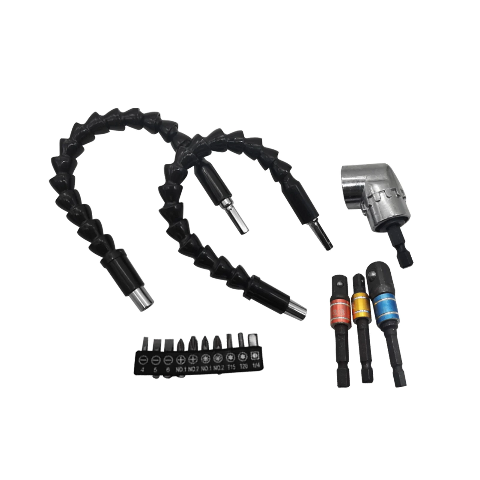 Screwdriver Multifunction Professional Practical Portable Power Tool Parts 105 Degree Wrench Adapter Drill Bit Extension Set
Screwdriver Multifunction Professional Practical Portable Power Tool Parts 105 Degree Wrench Adapter Drill Bit Extension Set