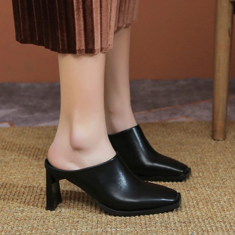 2022 New Fashion Square Toe Women' Slippers Solid Color Women Shoes Thick Heels Slip on Dress Party Shoes Women Casual
2022 New Fashion Square Toe Women' Slippers Solid Color Women Shoes Thick Heels Slip on Dress Party Shoes Women Casual