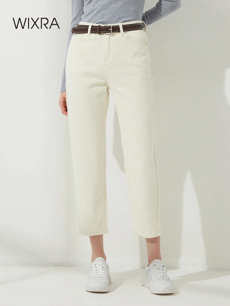 Wixra Womens Demin Pants With Sashes Streetwear Casual High Waist Loose Denim Jeans Buttons Pockets Femme Spring Autumn
Wixra Womens Demin Pants With Sashes Streetwear Casual High Waist Loose Denim Jeans Buttons Pockets Femme Spring Autumn