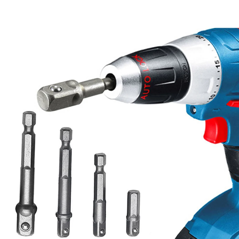 4pcs Drill Socket Adapter Set for Impact Driver with Hex Shank to Square Socket Drill Bit Drill Ratchet Extension Set Hand Tools
4pcs Drill Socket Adapter Set for Impact Driver with Hex Shank to Square Socket Drill Bit Drill Ratchet Extension Set Hand Tools