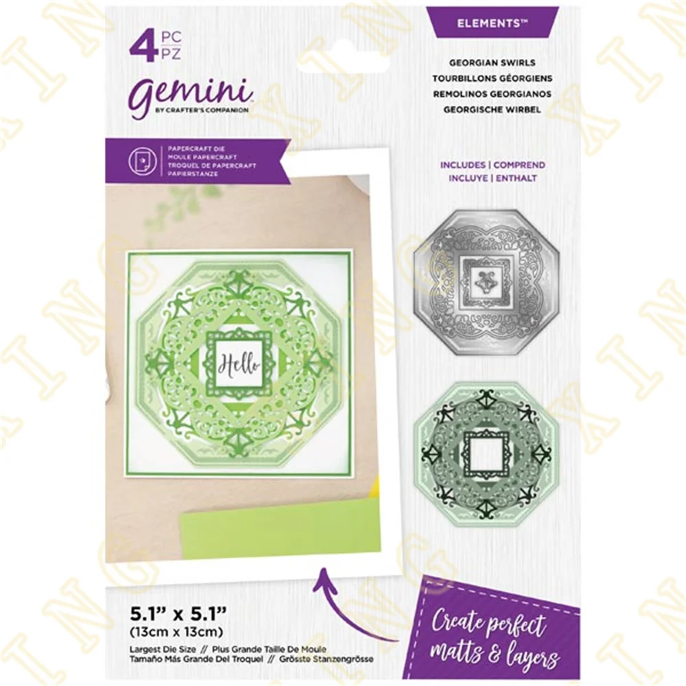 Georgian Swirls Metal Cutting Dies Scrapbook Diary Decoration Stencil Embossing Template Diy Greeting Card Handmade New Arrival
Georgian Swirls Metal Cutting Dies Scrapbook Diary Decoration Stencil Embossing Template Diy Greeting Card Handmade New Arrival