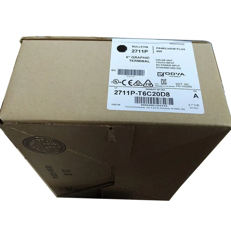 Новый оригинальный в коробке 2711P-T6C20D8 {склад} гарантия 1 год отправка в течение 24 часов
Новый оригинальный в коробке 2711P-T6C20D8 {склад} гарантия 1 год отправка в течение 24 часов