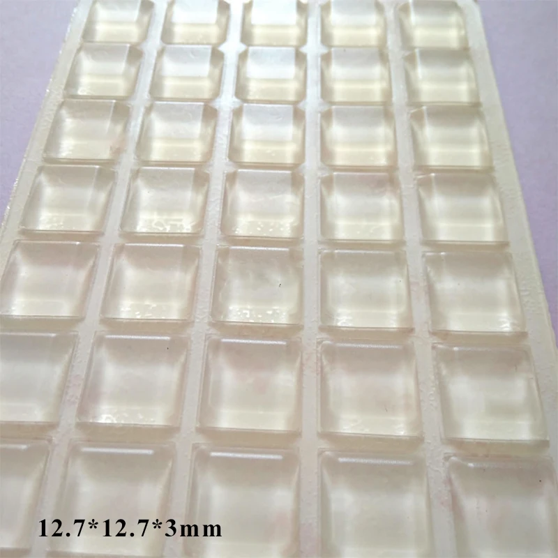 40Pcs 12.7*12.7*3mm SELF-ADHESIVE SILICONE RUBBER FEET PADS Trapezoid Furniture Silica Gel Door Stoppers Wall Protection Pad
40Pcs 12.7*12.7*3mm SELF-ADHESIVE SILICONE RUBBER FEET PADS Trapezoid Furniture Silica Gel Door Stoppers Wall Protection Pad