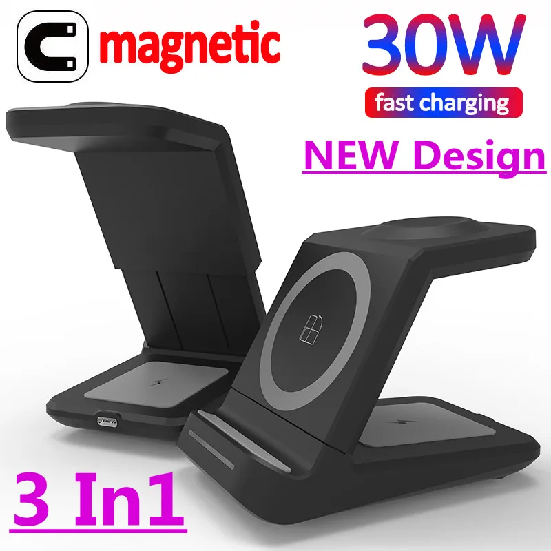 3 in 1 Wireless Charger Magnetic For iPhone 13 12 11 X Airpods iWatch 30W Qi Fast Charging Stand Dock For Xiaomi Huawei Samsung
3 in 1 Wireless Charger Magnetic For iPhone 13 12 11 X Airpods iWatch 30W Qi Fast Charging Stand Dock For Xiaomi Huawei Samsung