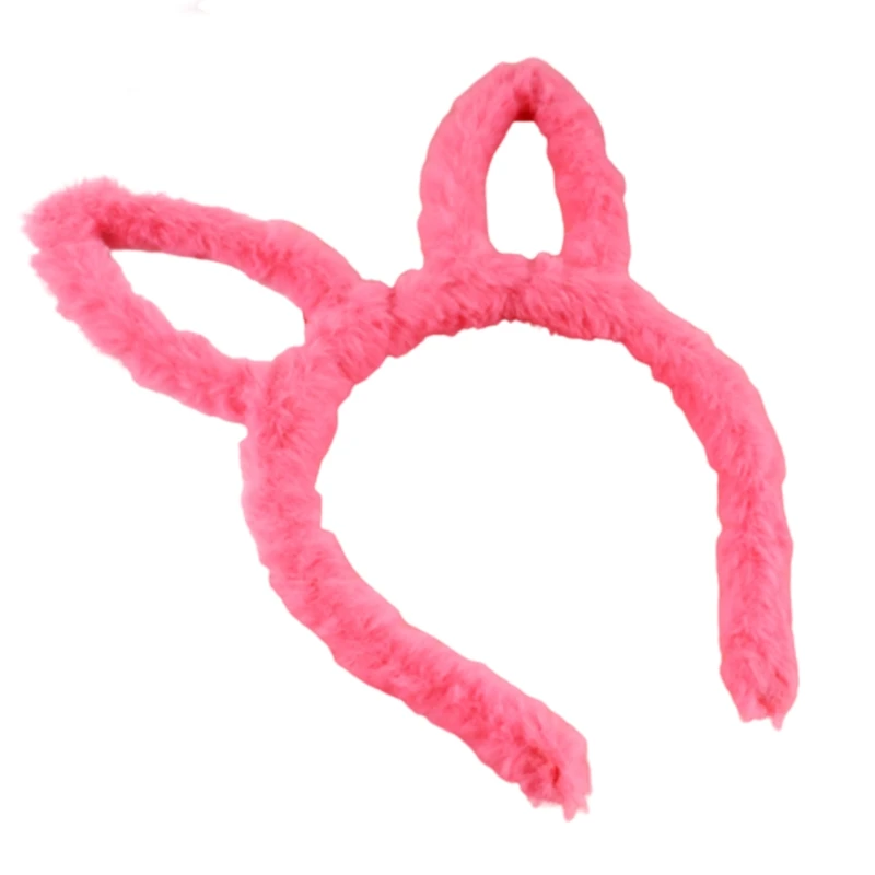 28GD Soft Bunny Ears Headband Cartoon Animal Hair Hoop Fluffy Rabbit Ears Hairbands Easter Christmas Halloween Headpiece
28GD Soft Bunny Ears Headband Cartoon Animal Hair Hoop Fluffy Rabbit Ears Hairbands Easter Christmas Halloween Headpiece