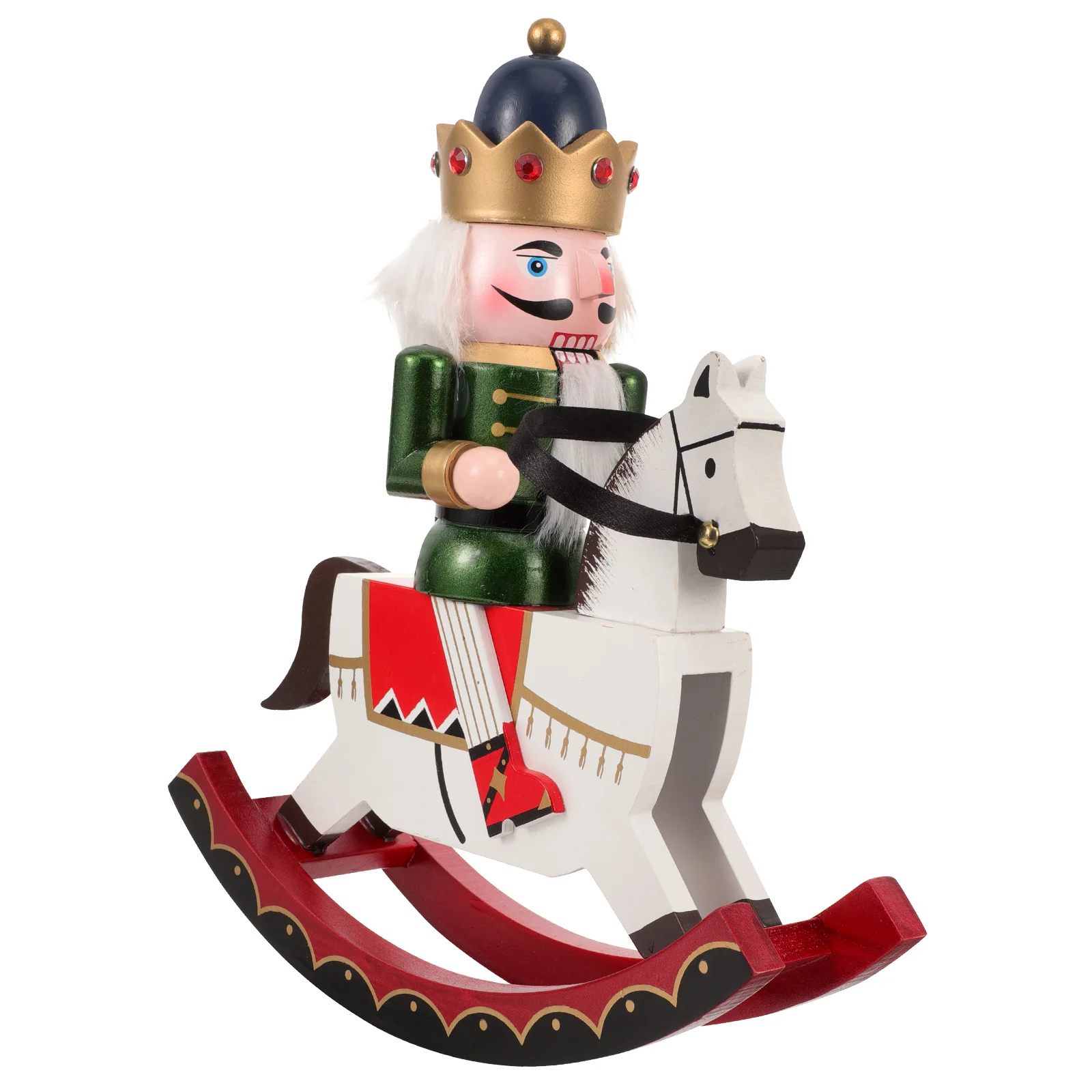 

Crafts Christmas Nutcracker Soldier Home Ornament Xmas Tabletop Decorate Wooden Nutcrackers Decoration