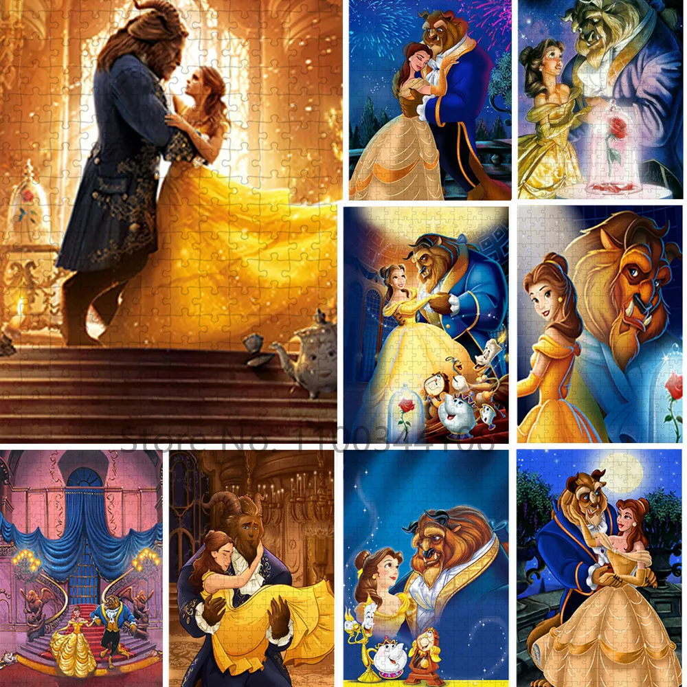 Disney Beauty and The Beast Jigsaw Puzzle 1000 Pieces Puzzle for Adults Decompression Intellectual Games Kids Educational Toys
Disney Beauty and The Beast Jigsaw Puzzle 1000 Pieces Puzzle for Adults Decompression Intellectual Games Kids Educational Toys