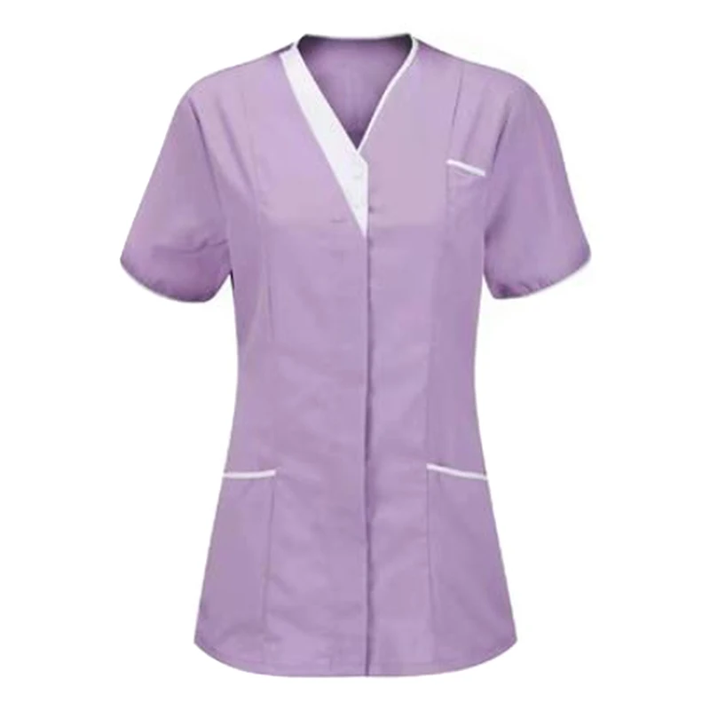 New Uniforms Style Women Scrub Nursing Uniforms Doctor Nurse Workwear Cotton Hotel Sanitation Skin-friendly And Comfortable
New Uniforms Style Women Scrub Nursing Uniforms Doctor Nurse Workwear Cotton Hotel Sanitation Skin-friendly And Comfortable