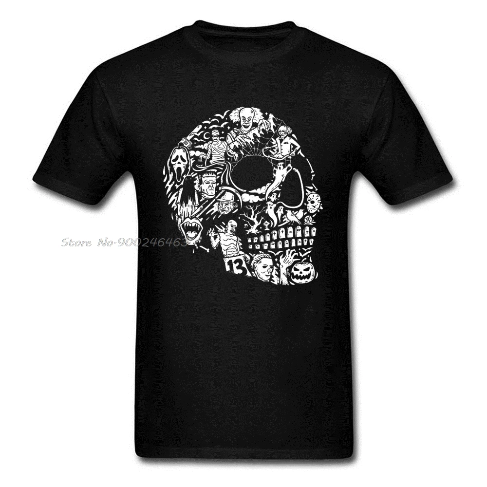 Men T Shirt Horroween Summer Tops & Tees Halloween Ghost Skull T-shirt Printed Gothic Cotton Clothes Mens T-shirt Streetwear
Men T Shirt Horroween Summer Tops & Tees Halloween Ghost Skull T-shirt Printed Gothic Cotton Clothes Mens T-shirt Streetwear