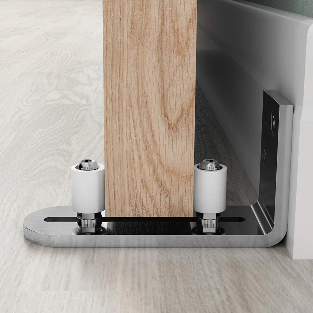 Stainless Steel Barn Door Floor Guide Chrome Fully Adjustable Sliding Floor Guide Sliding Door Slide Rail For Barn Door Hardware
Stainless Steel Barn Door Floor Guide Chrome Fully Adjustable Sliding Floor Guide Sliding Door Slide Rail For Barn Door Hardware