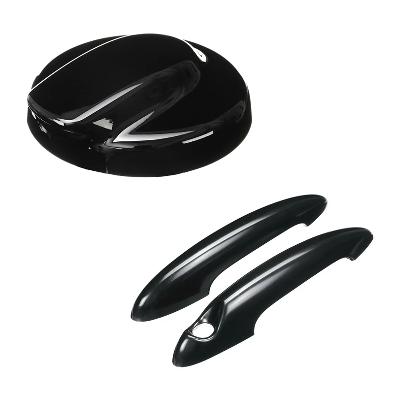 2Pcs ABS Black Door Handle Cover For MINI Cooper S R50 R53 R56 & 1Pcs Black Fuel Tank Cap Cover For BMW Mini Gen 2 R56 For Coope
2Pcs ABS Black Door Handle Cover For MINI Cooper S R50 R53 R56 & 1Pcs Black Fuel Tank Cap Cover For BMW Mini Gen 2 R56 For Coope