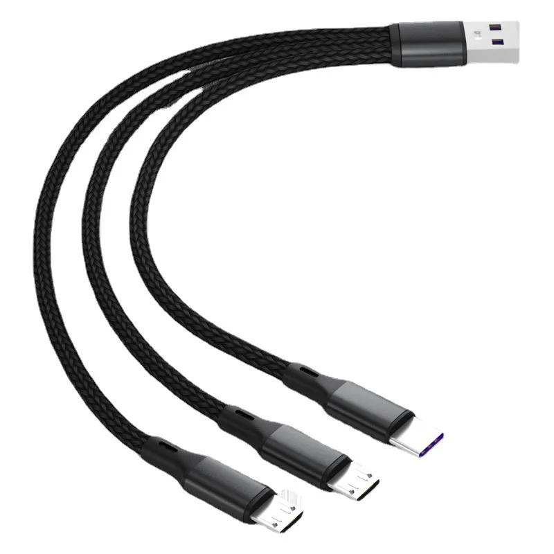 2023 New 0.2/1.2m 3 IN 1 USB to Type C Micro USB Cable 5A Fast Charging Cable for Samsung Xiaomi Huawei Android Charger Wire
2023 New 0.2/1.2m 3 IN 1 USB to Type C Micro USB Cable 5A Fast Charging Cable for Samsung Xiaomi Huawei Android Charger Wire