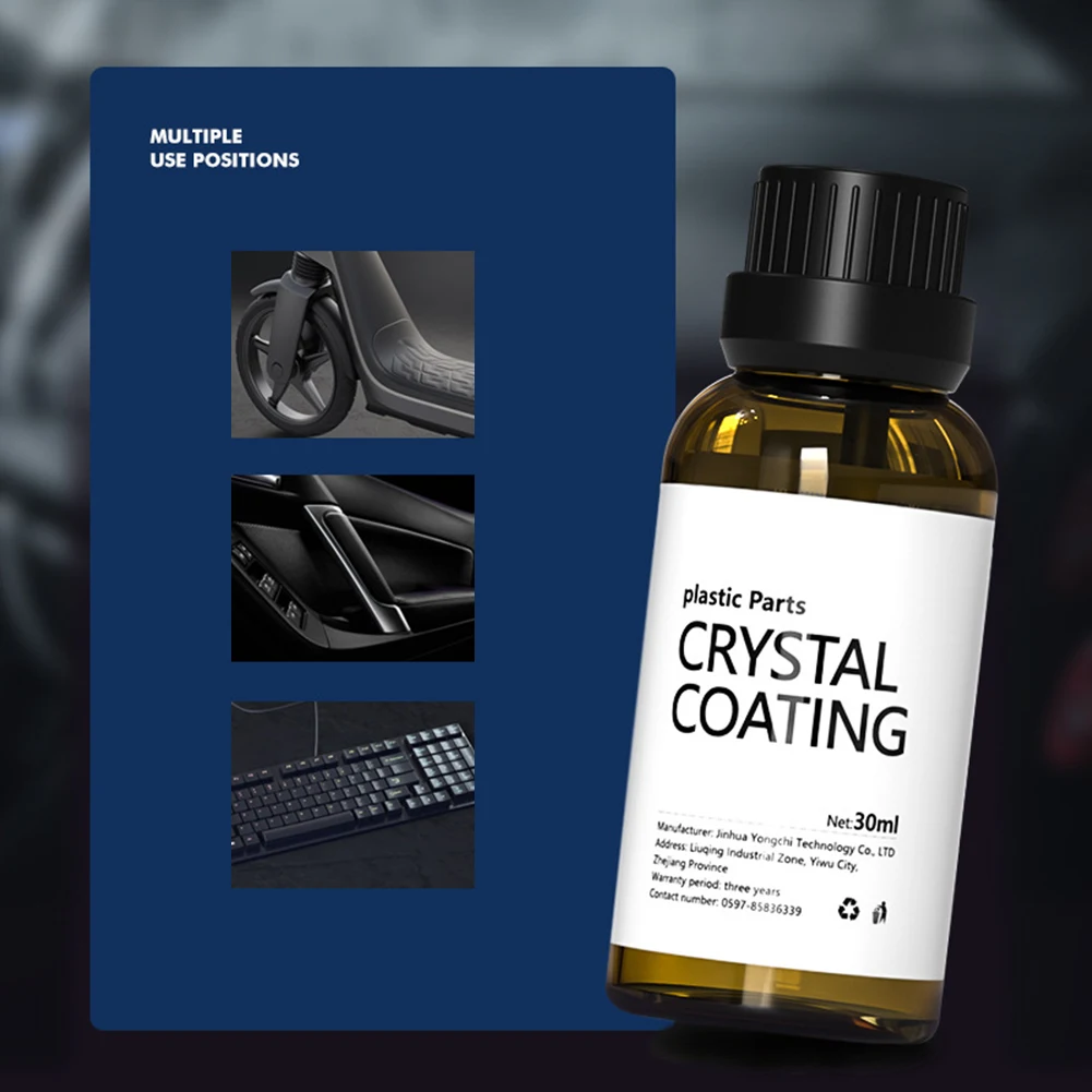 Long Duration Plastic Parts Plasticrefurbishment Polishes 1pcs 30ML 5*4.2*8.6cm Ceramic Coating Crystal Coating
Long Duration Plastic Parts Plasticrefurbishment Polishes 1pcs 30ML 5*4.2*8.6cm Ceramic Coating Crystal Coating