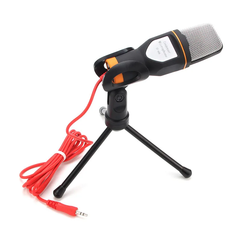 

SF-666 Microphone K Song computer 3.5MM microphone with tripod desktop microphone