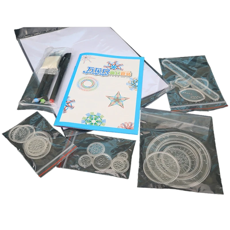 Spirograph Magic Drawing Toys Set Kids Art Craft Create Toy Children's Art Painting Template Ruler Stationery Drawing
Spirograph Magic Drawing Toys Set Kids Art Craft Create Toy Children's Art Painting Template Ruler Stationery Drawing