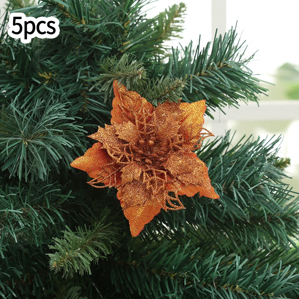 5pcs Christmas Flower Xmas Decor 18CM Christmas Decor Flower Glitter Home Decorations Poinsettia Xmas Christmas Flower
5pcs Christmas Flower Xmas Decor 18CM Christmas Decor Flower Glitter Home Decorations Poinsettia Xmas Christmas Flower