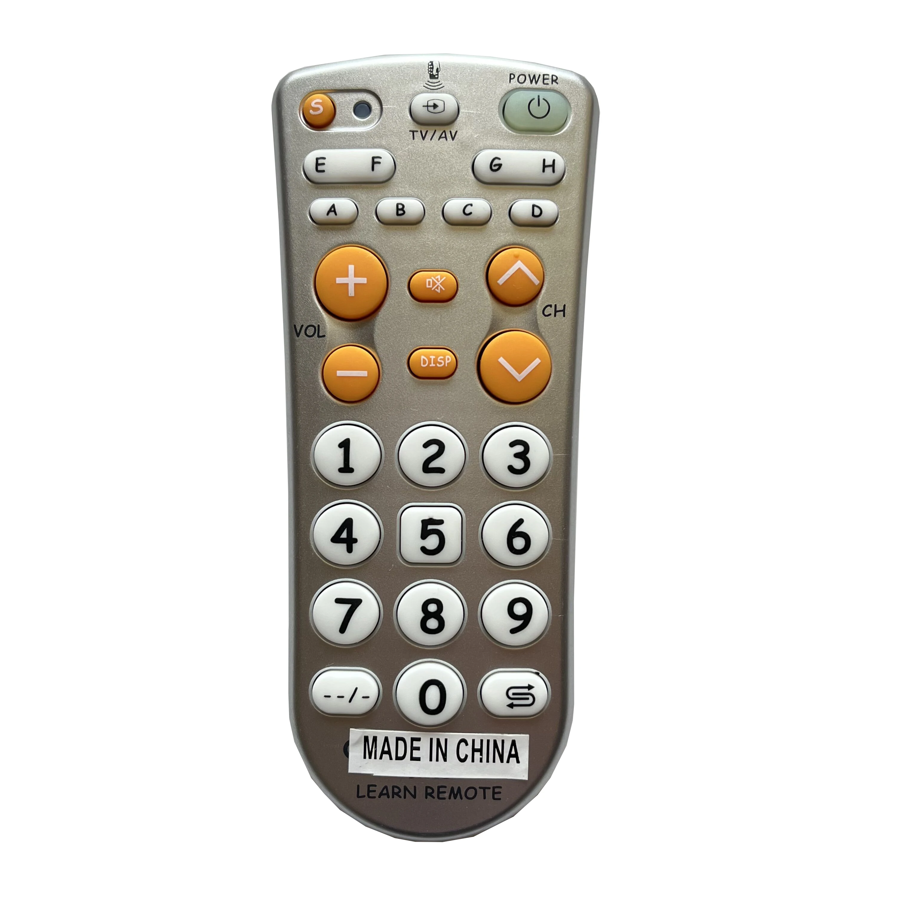 NEW Combinational Universal Learning Remote Control Controller Chunghop L108E For TV SAT DVD CBL DVB-T AUX Big Button Copy
NEW Combinational Universal Learning Remote Control Controller Chunghop L108E For TV SAT DVD CBL DVB-T AUX Big Button Copy