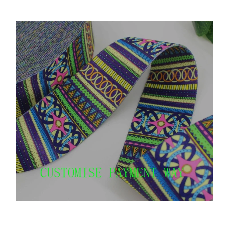 Adjust price printing webbing customised payment way for designs low moq 
Adjust price printing webbing customised payment way for designs low moq