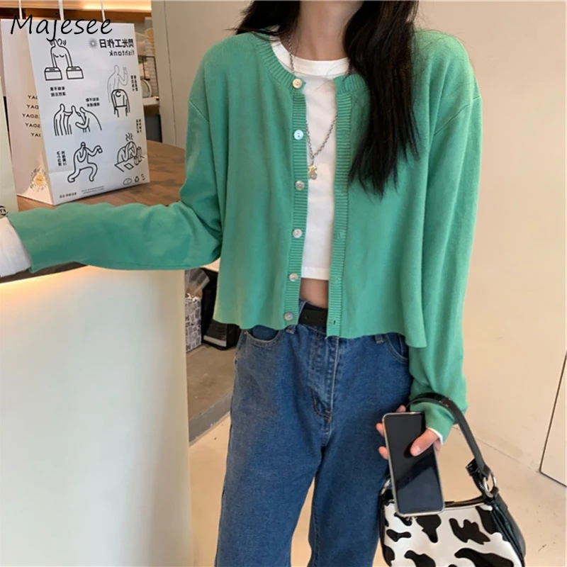Cardigan Women Korean Style Tender Girlish Fashion Hot Sale Simple All-match Outerwear Sweater Spring Chic Loose Fashion Sweet
Cardigan Women Korean Style Tender Girlish Fashion Hot Sale Simple All-match Outerwear Sweater Spring Chic Loose Fashion Sweet