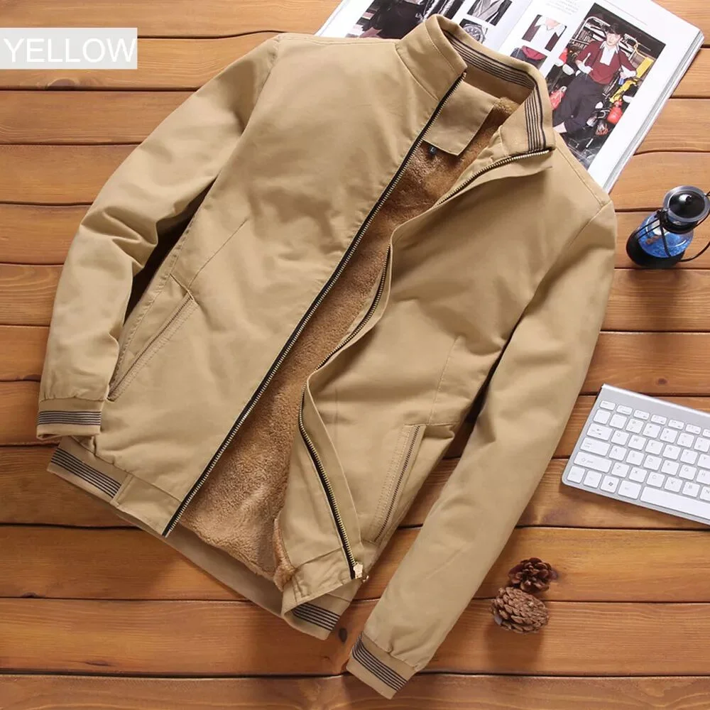 Fashion Winter Man Clothing Men's Coat Casual Stand Winter Slim Outerwear Coats Jackets Plush And Thicken Parkas Windbreaker
Fashion Winter Man Clothing Men's Coat Casual Stand Winter Slim Outerwear Coats Jackets Plush And Thicken Parkas Windbreaker