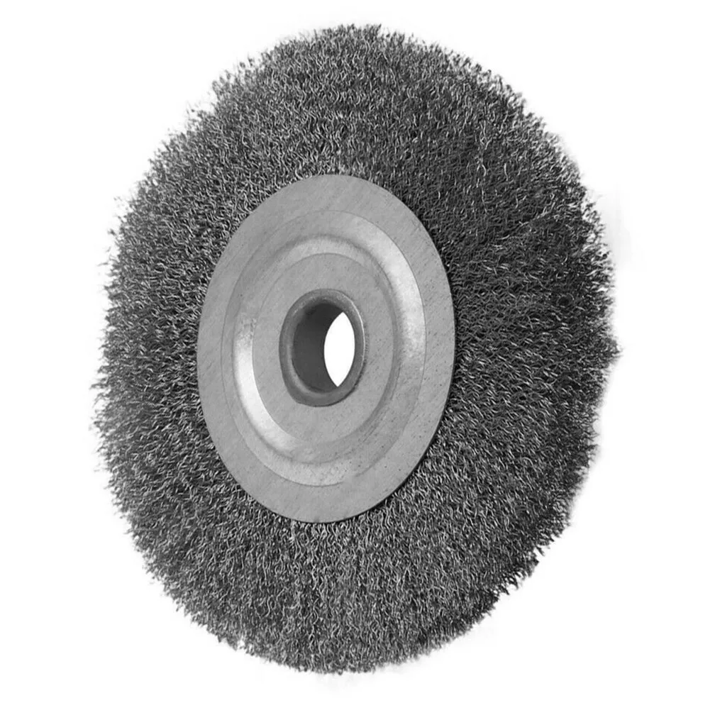 4.5In Flat Crimped Stainless Steel Wire Wheel Brush For AngleGrinder 0.52in Bore For Deburring Ferramentas Accessory
4.5In Flat Crimped Stainless Steel Wire Wheel Brush For AngleGrinder 0.52in Bore For Deburring Ferramentas Accessory
