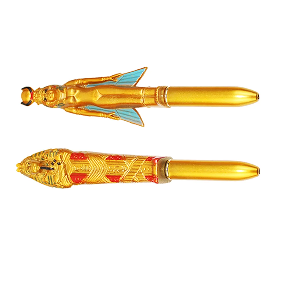 

2 Pcs Pen Egypt Ornament Student Gifts Writing Ink Pens Egyptian Gifts Pharaoh Ballpoint Pen Refill Fountain Pen Ink