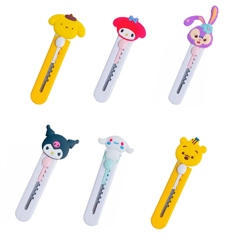Anime Character Kawaii Sanrios Kuromi My Melody Cinnamoroll Creative Cartoon Paper Cutter Portable Mini Box Opener Birthday Gift
Anime Character Kawaii Sanrios Kuromi My Melody Cinnamoroll Creative Cartoon Paper Cutter Portable Mini Box Opener Birthday Gift