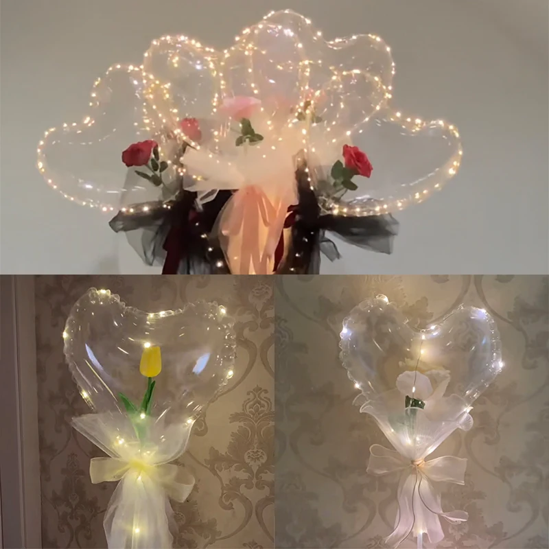 Transparent Bobo Balloons Love Heart Pentagram Clear Helium Balloons for DIY Bouquet Gift Bag Wedding Birthday Party Decorations
Transparent Bobo Balloons Love Heart Pentagram Clear Helium Balloons for DIY Bouquet Gift Bag Wedding Birthday Party Decorations