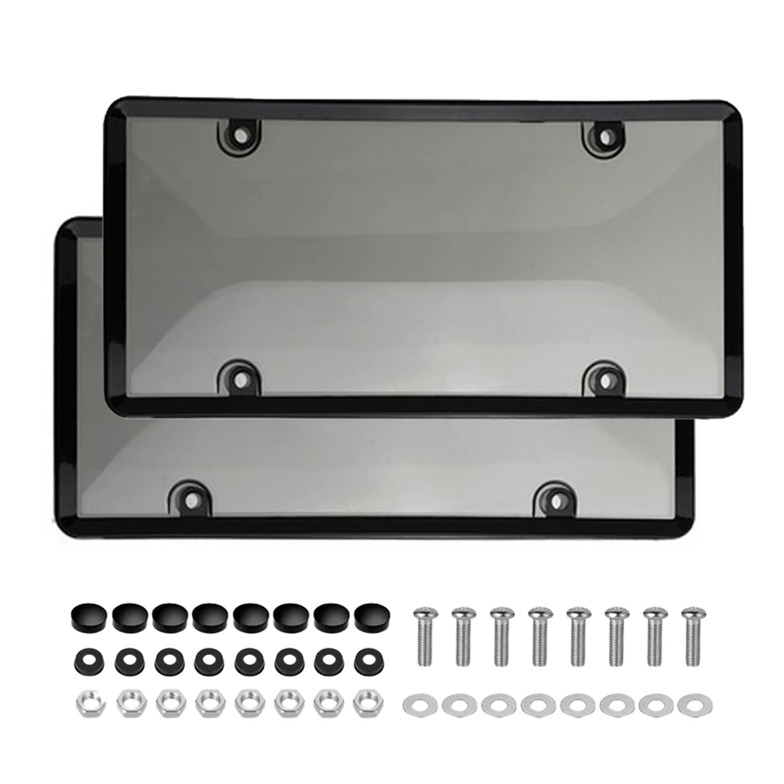 License Plate Frames 2 PCS ABS License Plate Holder For US Car License Plate Holders Covers For Front And Rear Car Tags 2 Pieces
License Plate Frames 2 PCS ABS License Plate Holder For US Car License Plate Holders Covers For Front And Rear Car Tags 2 Pieces