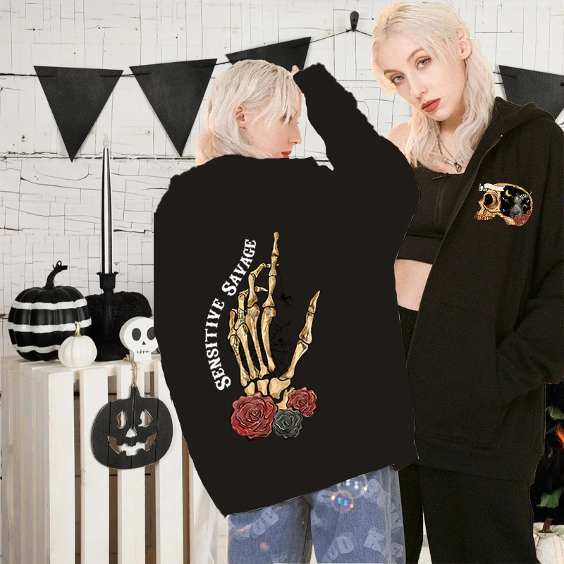 Sensitive Savage Graphic Zip Up Hoodie Korean Style Long Sleeve Casual Autumn Harajuku for Teens Fleece Halloween Zip Hoodies
Sensitive Savage Graphic Zip Up Hoodie Korean Style Long Sleeve Casual Autumn Harajuku for Teens Fleece Halloween Zip Hoodies