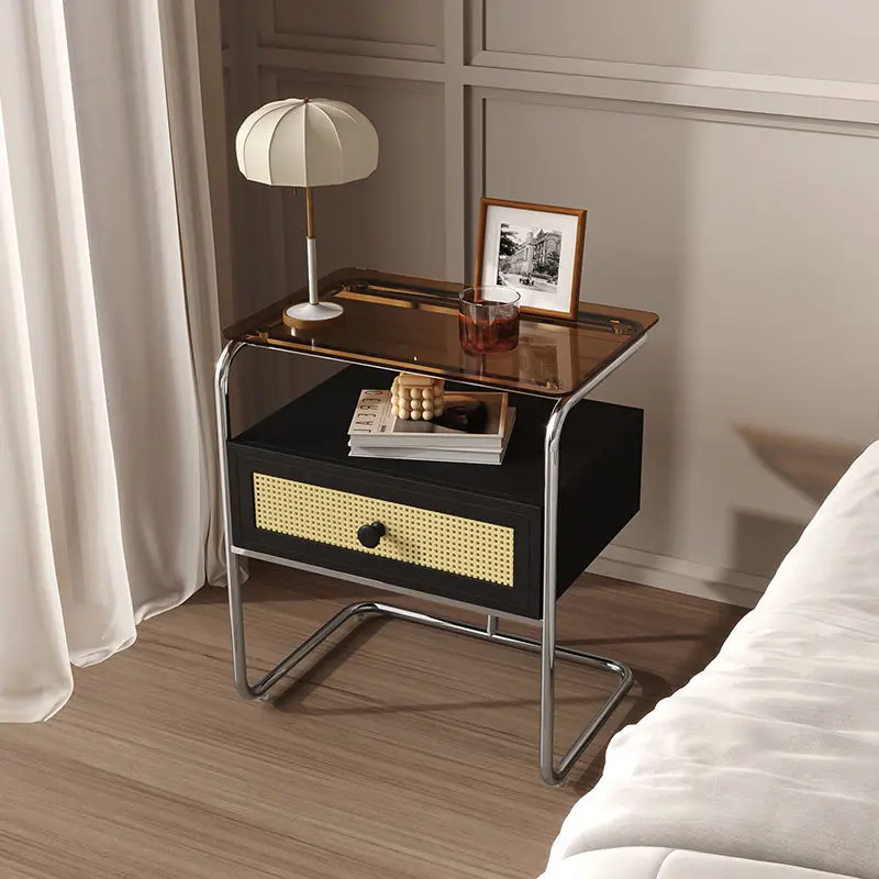 Light Luxury Bedroom Bedside Table Simple Modern Bedside Table Household Transparent Bedside Small Storage Cabinet Glass Small
Light Luxury Bedroom Bedside Table Simple Modern Bedside Table Household Transparent Bedside Small Storage Cabinet Glass Small