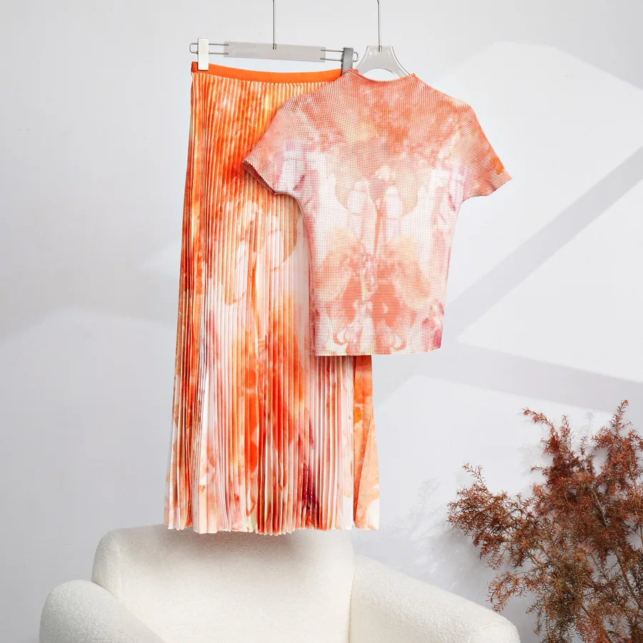 Платье женское Плиссированное с коротким рукавом, Y2k 
Платье женское Плиссированное с коротким рукавом, Y2k