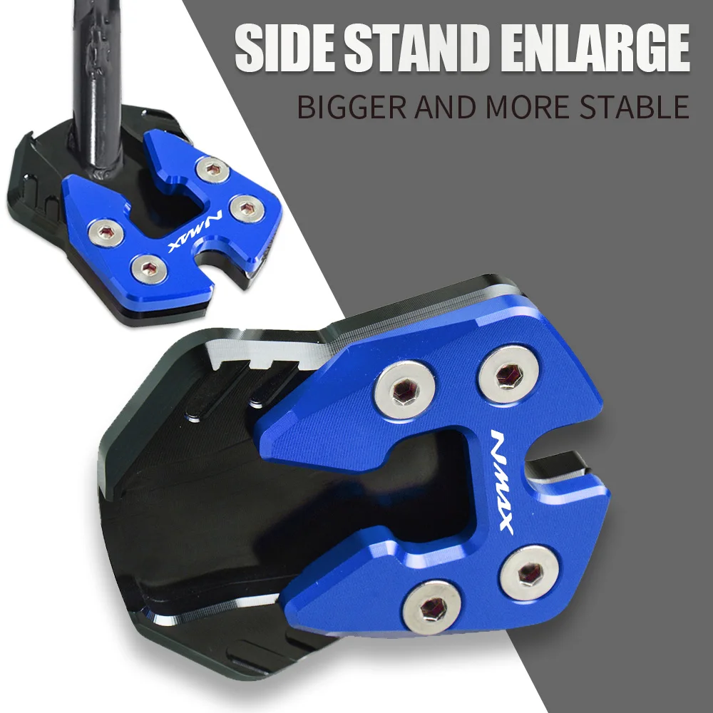 FOR YAMAHA NMAX 155 125 NMAX155 NMAX125 2015 2016 2017 2018 2019 Motor Side Stand Enlarger Pad Support extension Side assist 
FOR YAMAHA NMAX 155 125 NMAX155 NMAX125 2015 2016 2017 2018 2019 Motor Side Stand Enlarger Pad Support extension Side assist