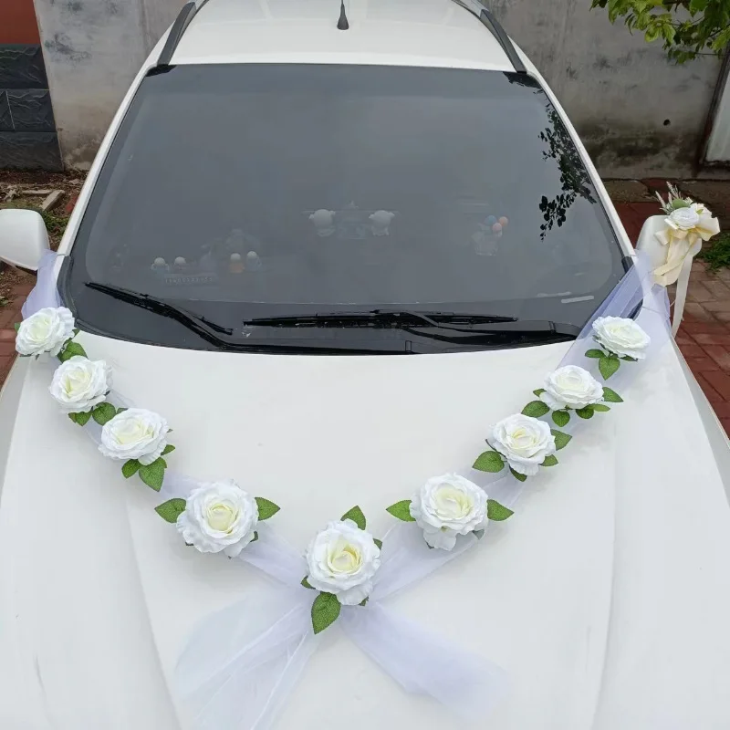 1Set Wedding Car Roses Door Handle Ribbon Bridal Car Decor Artificial DIY Flower String with 9Pc Rose for Home Party Chrisrmas
1Set Wedding Car Roses Door Handle Ribbon Bridal Car Decor Artificial DIY Flower String with 9Pc Rose for Home Party Chrisrmas