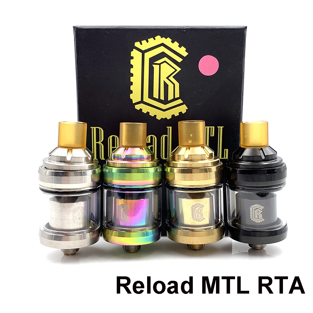 RunVape Reload MTL RTA Tank 22mm Diameter 2ml Capacity Adjustable Atomizer Resin Drip Tips Mouthpiece for 510 Vape Box Mod
RunVape Reload MTL RTA Tank 22mm Diameter 2ml Capacity Adjustable Atomizer Resin Drip Tips Mouthpiece for 510 Vape Box Mod