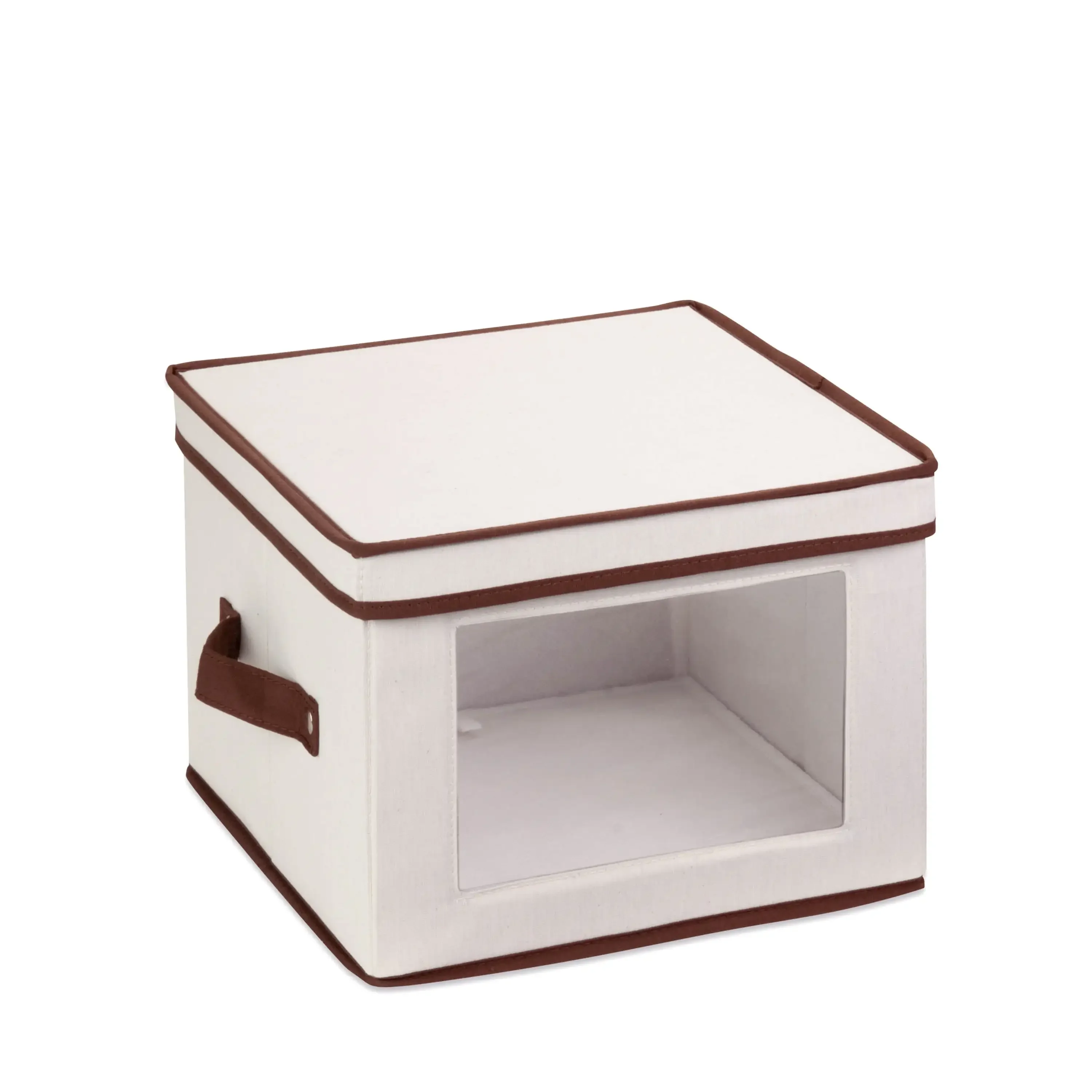 12"x12" Canvas Square Stemware and More Storage Box with Lid, Natural Organizer Fast Transportation
12"x12" Canvas Square Stemware and More Storage Box with Lid, Natural Organizer Fast Transportation