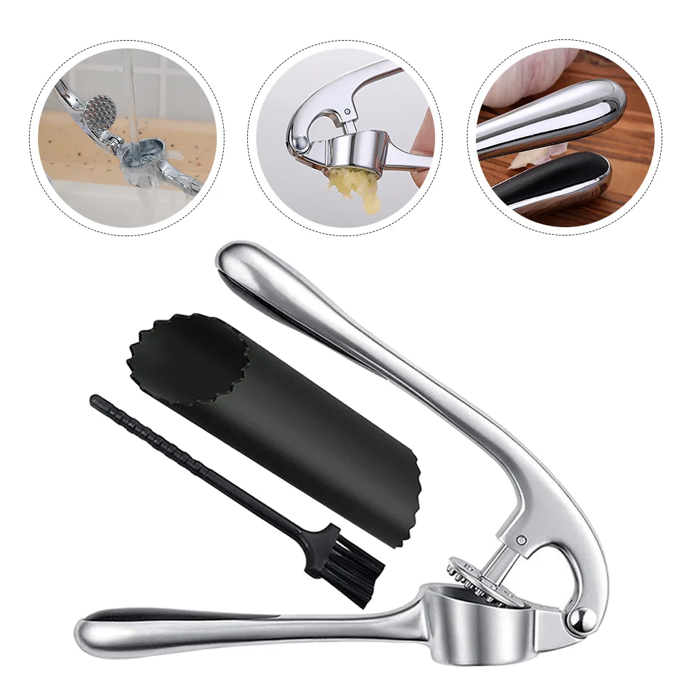 Garlic Press Mincer Crusher Tool Onion Presser Masher Stainless Steel Manual Peeler Ginger Rocker Chili Mashed Accessories
Garlic Press Mincer Crusher Tool Onion Presser Masher Stainless Steel Manual Peeler Ginger Rocker Chili Mashed Accessories